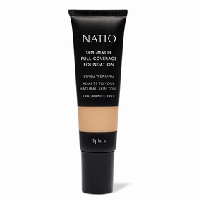 Natio Semi-Matte Full Coverage Foundation - Golden
