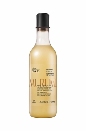natura - Ekos Murumuru Restoring Shampoo - Anti-Damage - Gently Cleanse & Moisturize Hair - Combat Dryness - Vegan Hair Care - Brazilian Beauty Secrets - Personal & Self Care - 10.1 fl oz (300ml)