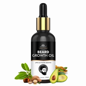Natural Beard Hair Growth Oil For Men, Nourishes & Strengthens Uneven Patchy Beard (30 ml) Pack Of 1