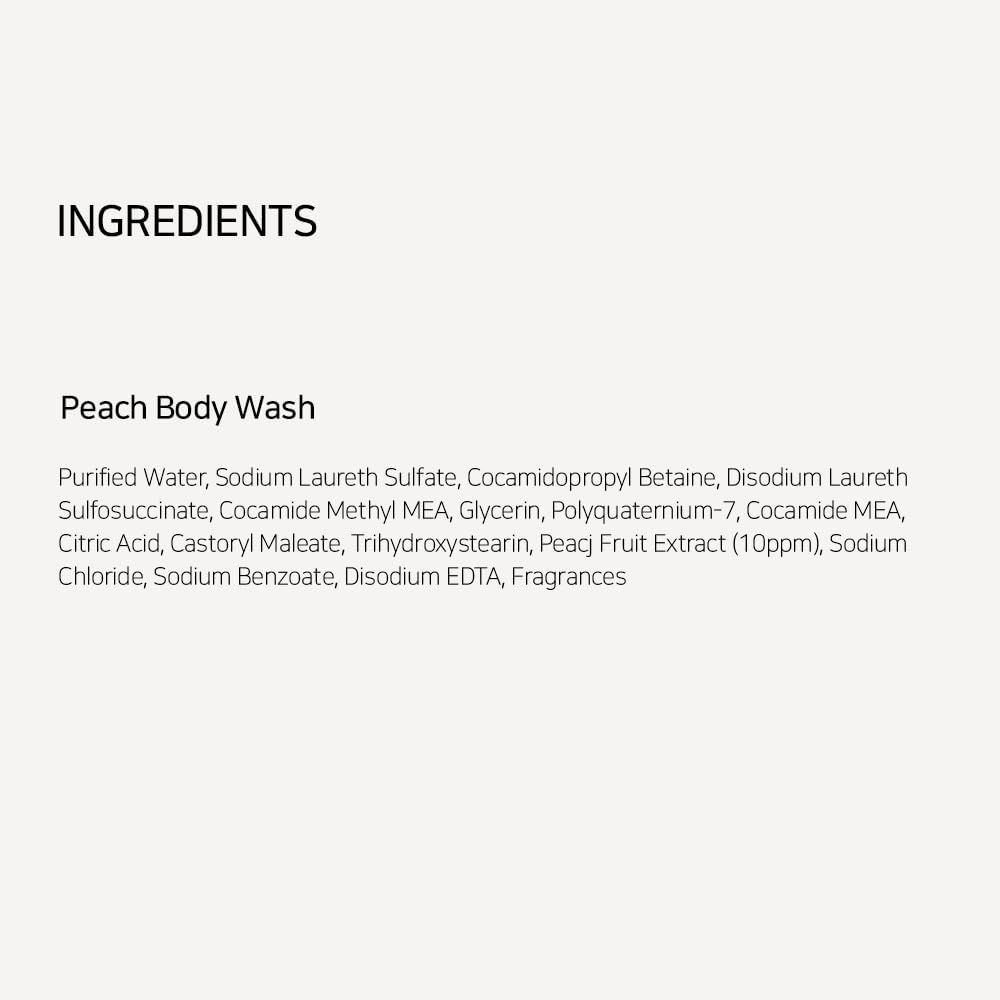 Natural Body Wash 42.3 fl oz, 1.2 kg (Peach)