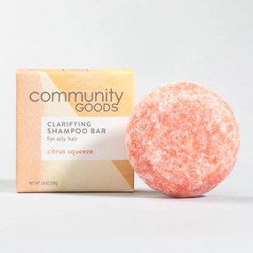 Natural Shampoo Bar Citrus Squeeze Shampoo Bar Clarifies Oily Hair | pH Balanced, Color Safe | SLS-Free, Plastic-Free, Cruelty-Free, Vegan | Castor Oil, Shea Butter, Cocoa Butter
