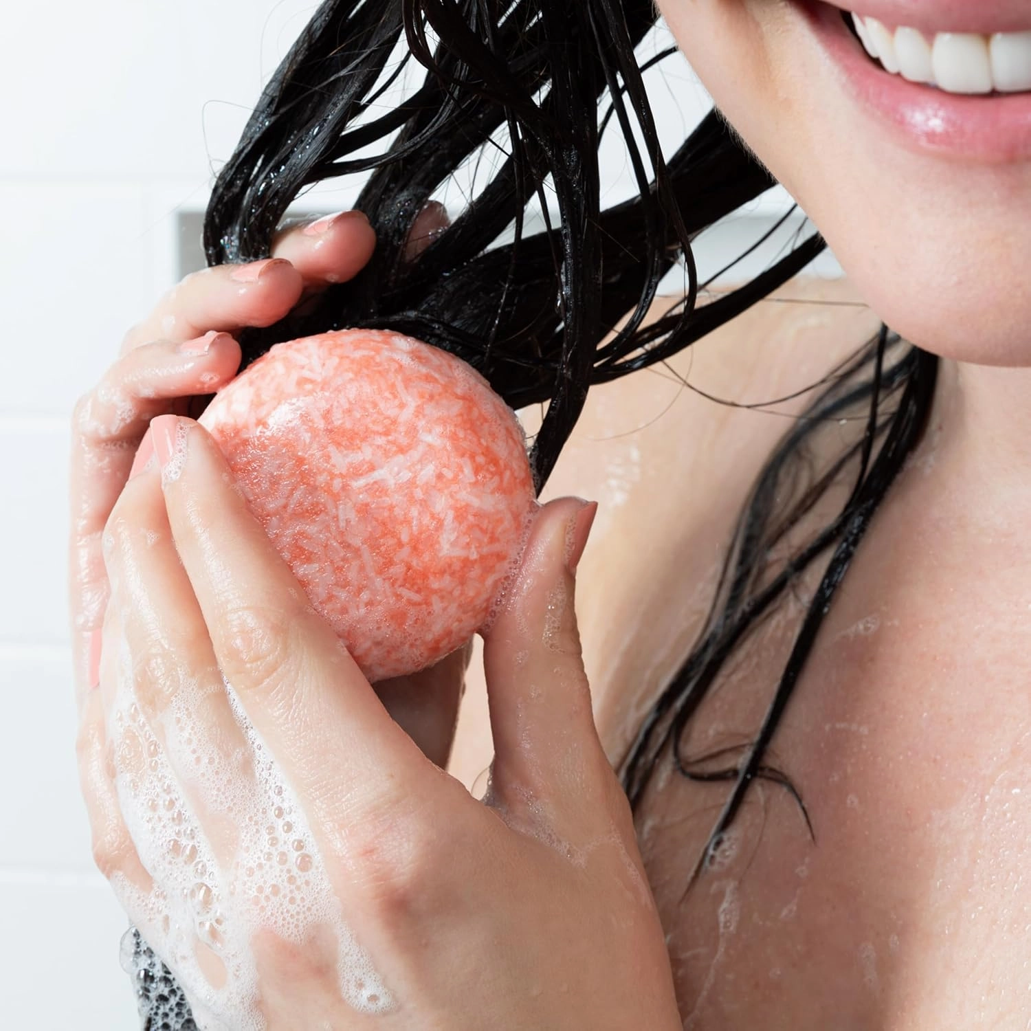 Natural Shampoo Bar Citrus Squeeze Shampoo Bar Clarifies Oily Hair | pH Balanced, Color Safe | SLS-Free, Plastic-Free, Cruelty-Free, Vegan | Castor Oil, Shea Butter, Cocoa Butter