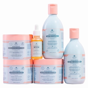 Nature Spell Bond Repair Haircare Collection, Restores & Strengthens Damaged Hair, For All Hair Types, Vegan, 6 Products