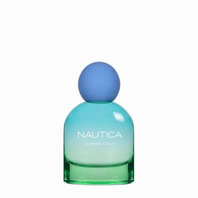 Nautica for Her Jasmine Coast Eau De Parfum 1.6 Fl Oz (Pack of 1), Notes of Pear, Jasmine, and Musk, Women's Fragrance, Long Lasting, Mood-Boosting Fragrance, Vegan Formula, Travel Size
