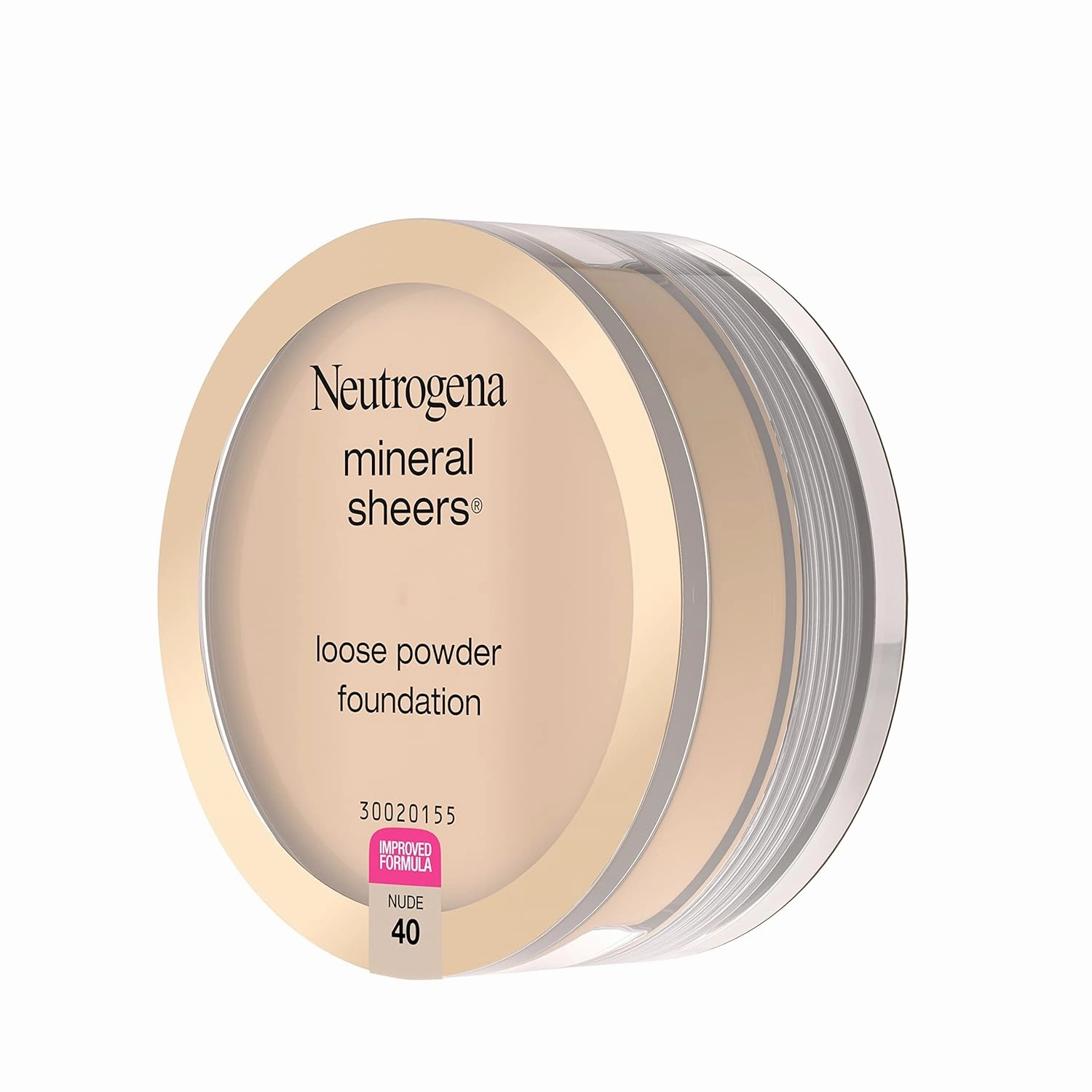 Neutrogena Mineral Sheers Lightweight Loose Powder Makeup Foundation with Vitamins A, C, & E, Sheer to Medium Buildable Coverage, Skin Tone Enhancer, Face Redness Reducer, Nude 40,.19 oz (Pack of 2)
