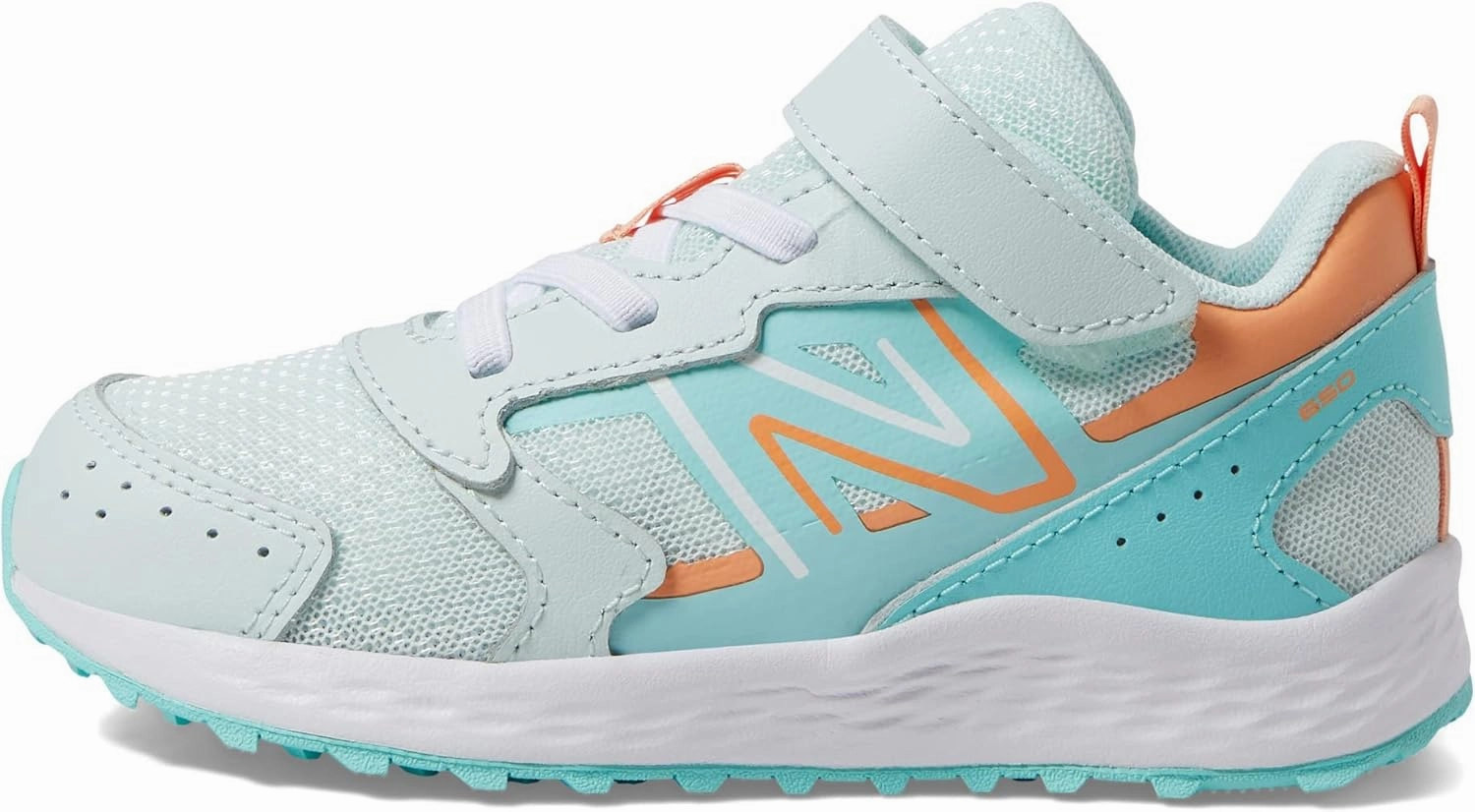 New Balance Baby Girls' Fresh Foam 650 V1 Bungee Lace with Top Strap