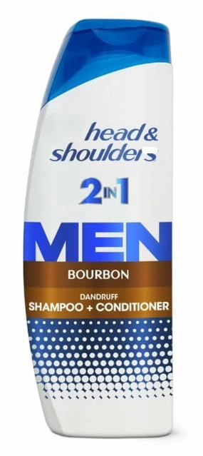 New Men's Dandruff Shampoo, Bourbon, 12.5 fl oz (1 Pack, Package May Vary)