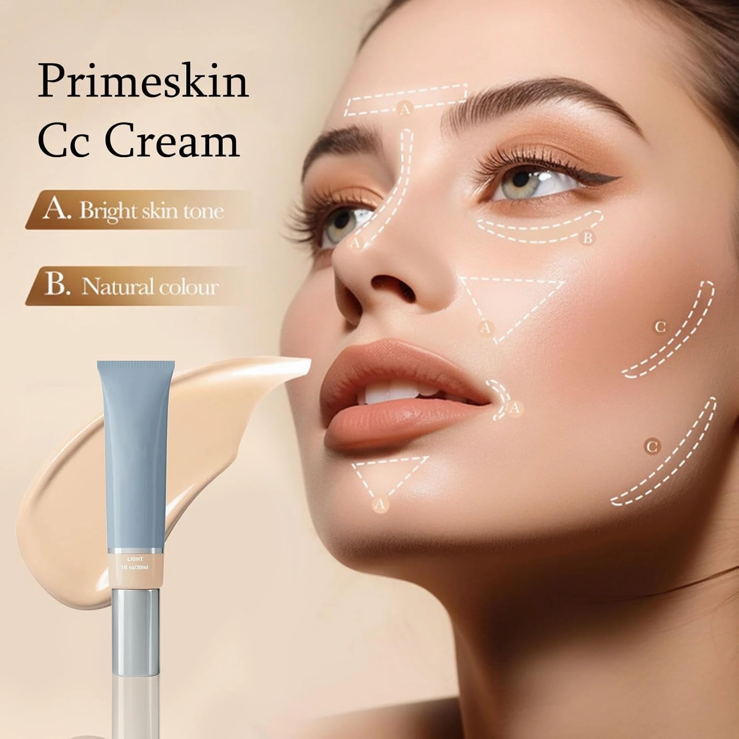 New Upgrade CC Cream,anti agings Korean Cc Cream For Elderly,CC Cream Foundation Colour Correcting Cream,Suitable for All Ages