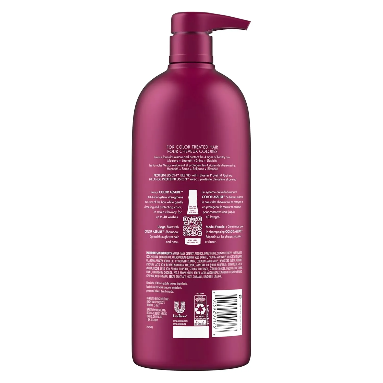 Nexxus Color Assure Conditioner, for Color Treated Hair 33.8 oz