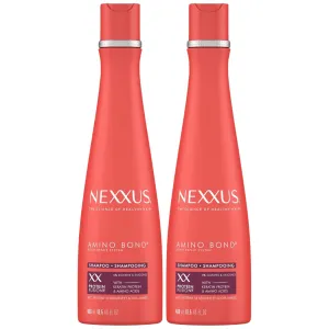 NEXXUS Shampoo Amino Bond for All Types of Damaged Hair with Amino Acids & Keratin Protein 13.5 oz (Pack of 2)