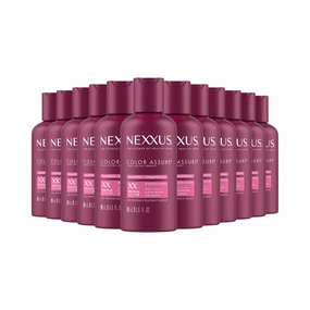 Nexxus Hair Color Assure Sulfate Free Shampoo with ProteinFusion, 12 Count For Colored Treated Hair Color Shampoo 3 oz