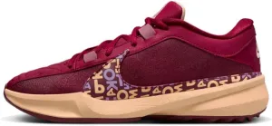 Nike Giannis Freak 5 Men's Basketball Shoes (DX4985-600, Noble RED/Desert Berry/Guava ICE/ICE Peach) Size 10