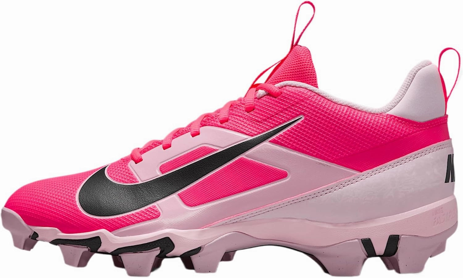 Nike Alpha Menace 4 Shark Football Cleats (HJ4570-600, Racer Pink/Pink Foam/Dark Smoke Grey/Dark Grey)