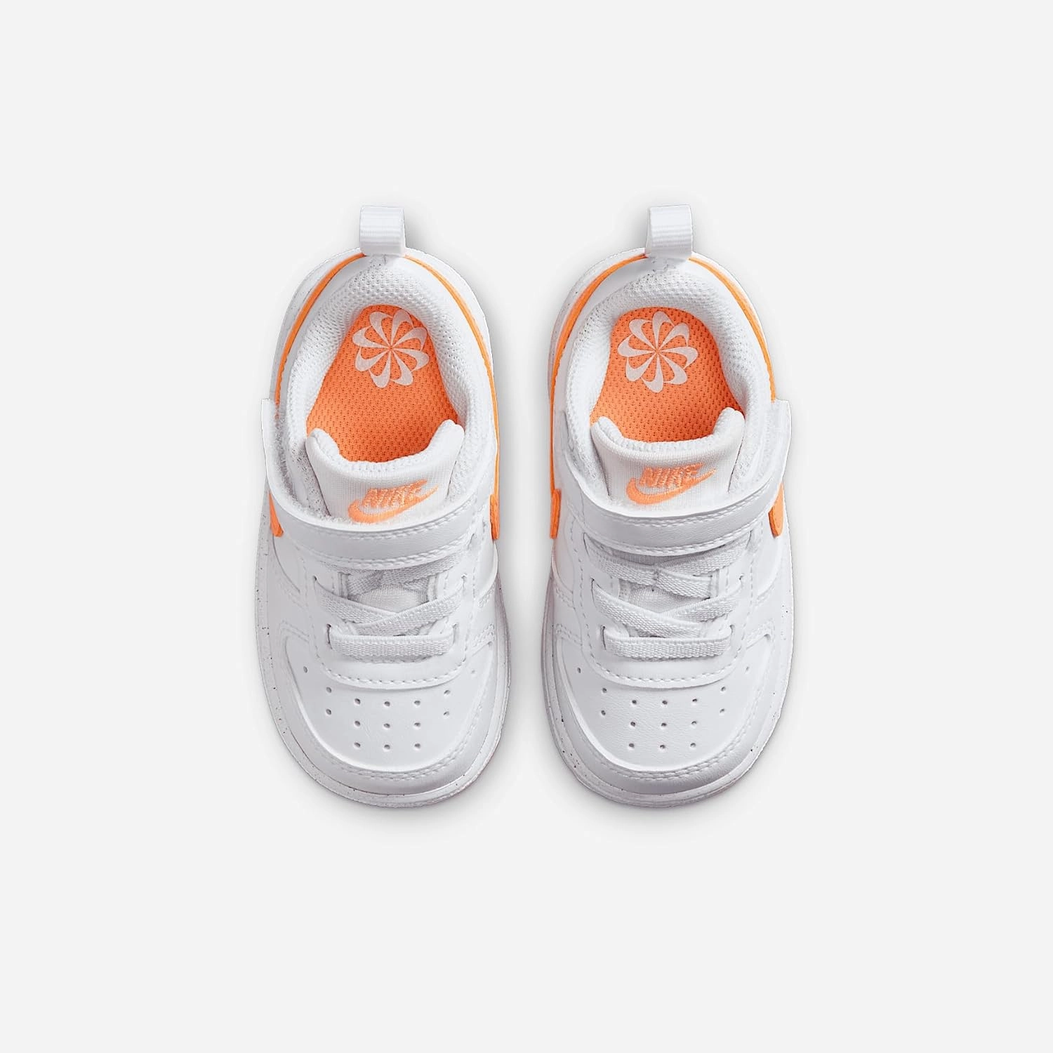 Nike Court Borough Low Recraft Baby/Toddler Shoes (DV5458-119, White/White/Peach Cream)