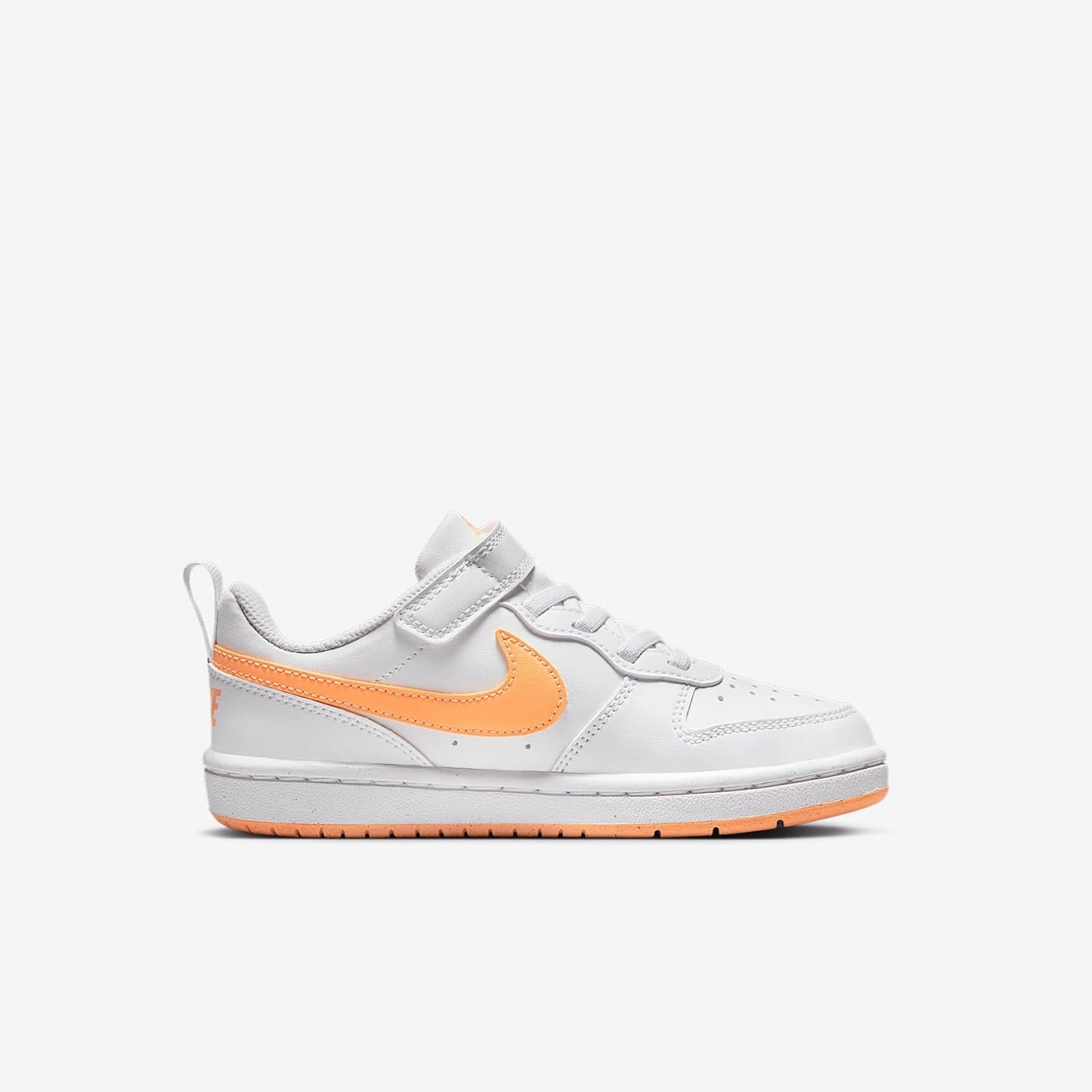 Nike Court Borough Low Recraft Little Kids' Shoes (DV5457-119, White/White/Peach Cream)