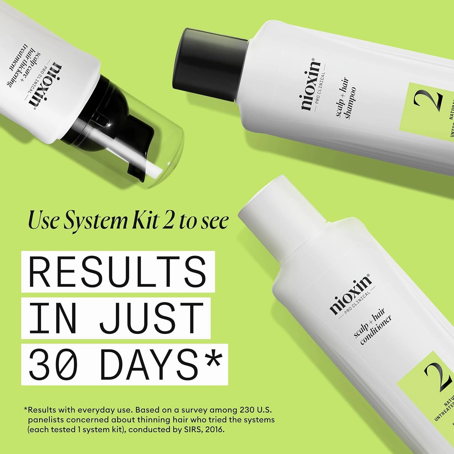 Nioxin System 2 Scalp   Hair Thickening Conditioner for Natural Hair with Progressed Thinning | Boost Hair Density with Niacinamide & Biotin | Refreshed Scalp with Healthy Shine
