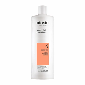 Nioxin System 4 Scalp   Hair Thickening Conditioner For Colored, Dry, & Damaged Hair with Progressed Thinning Maintain Vibrant Color Nourish & Boost Hair Density with Niacinamide & Biotin