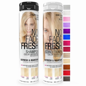 No Fade Fresh Sunflower Bright Blonde Depositing Shampoo   Conditioner Duo - Enhance Color, Prevent Fading & Tone Hair