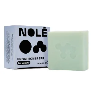 NOLE CARE Sustainable Conditioner Bar with Arnica & Batana Oil for Volume - Sustainable, PH Balanced, Rice Protein, Silky Hair Formula, Plastic-Free Packaging, 2.12 oz Bar
