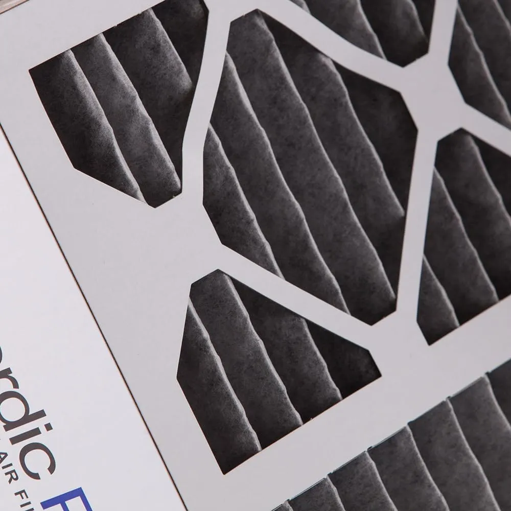 Nordic Pure 20x25x5 (19_3/4 x 24_3/4 x 4_3/8) Lennox X6673_X6675 Replacement MERV 12 Pleated   Carbon 2 Pack