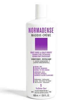 NORMADENSE 1 Vegan Biotin Conditioner Normalizing Thickening 1 Minute Hair Mask, Hair growth conditioner for Dry, Weakened, Normal to Thin-Looking Hair, Thinning hair conditioner