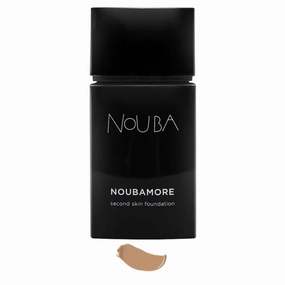 Noubamore Second Skin Foundation by Nouba - Long Lasting Coverage With Jojoba Extract Luminous Makeup Light Texture - Nude Skin Effect - Smoothes & Nourishes, Blends Perfectly (Color 88)