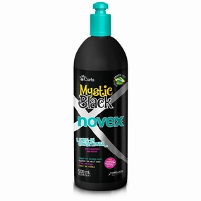 NOVEX Curl Defining and Detangling Leave In Conditioners- (For ALL CURL Types) (Mystic Black 500g– Baobab Oil. Detangler, Frizz Control, FREE of Paraben, Silicones, Petrolatum)