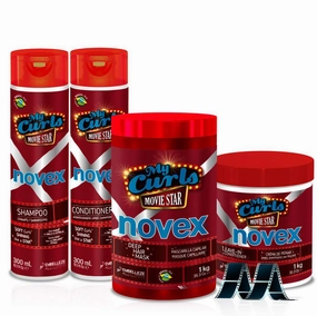 Novex My Curls Movie Star Shampoo   Conditioner 10.1oz   Leave in   Hair Mask 35oz