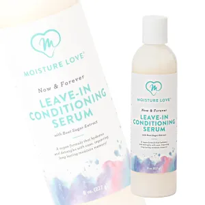 Now & Forever Leave-in conditioning serum for curly hair. Hydrates, Softens your Curls. Moisturizes, Detangles your Hair, & Anti Frizz. Vegan with All Natural Formula For all Types of Hair. 8oz