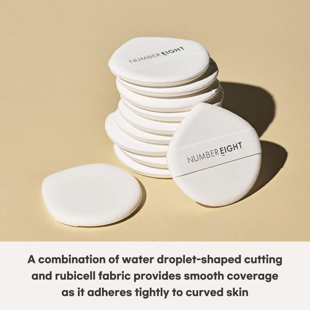 NUMBER EIGHT Skin Master Natural Cover Fit Cushion Foundation SPF 50  PA    | N23 NEUTRAL BEIGE | Long lasting, Lightweight, Flawless Coverage, Hypoallergenic, Korean Beauty (15g / 0.52oz.)