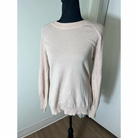 NWT Billy Reid Blush Pink Long Sleeve Sweater Sz M