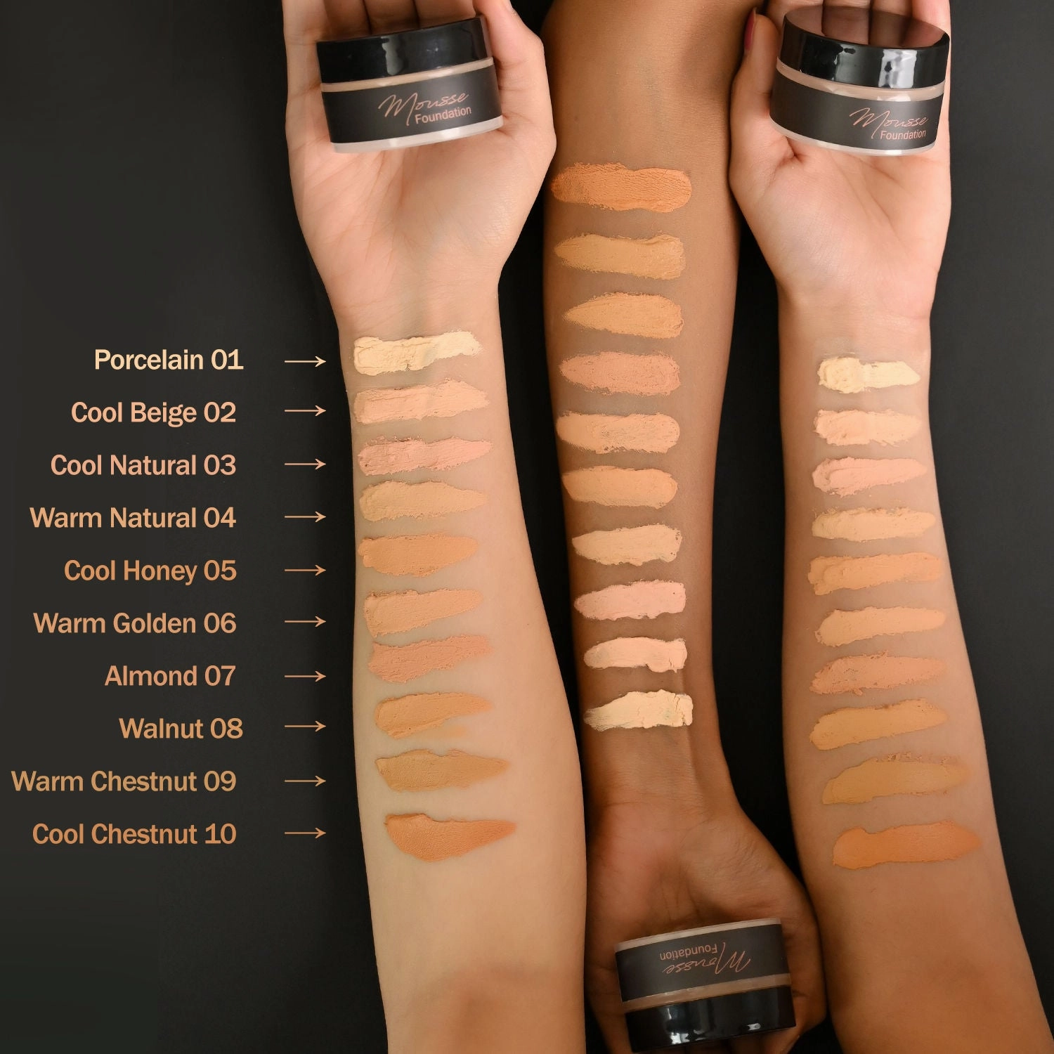 NY Bae Mousse Foundation | For Normal To Oily Skin | Smooth Texture | Light Weight | Natural Matte Finish | Long Lasting | Wheatish Skin Tone | Warm Undertone - Warm Golden 05 (22 g)