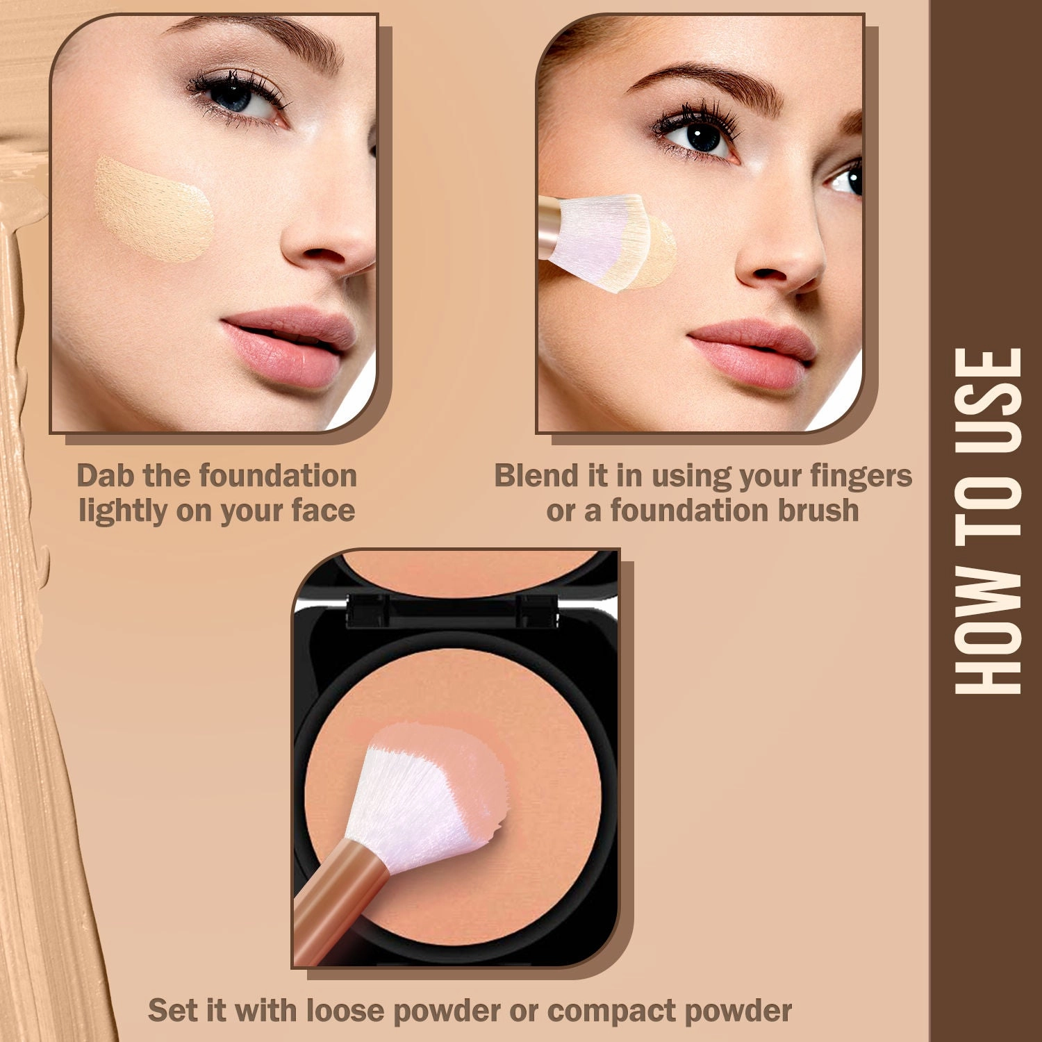 NY Bae Mousse Foundation | For Normal To Oily Skin | Smooth Texture | Light Weight | Natural Matte Finish | Long Lasting | Wheatish Skin Tone | Warm Undertone - Warm Golden 05 (22 g)