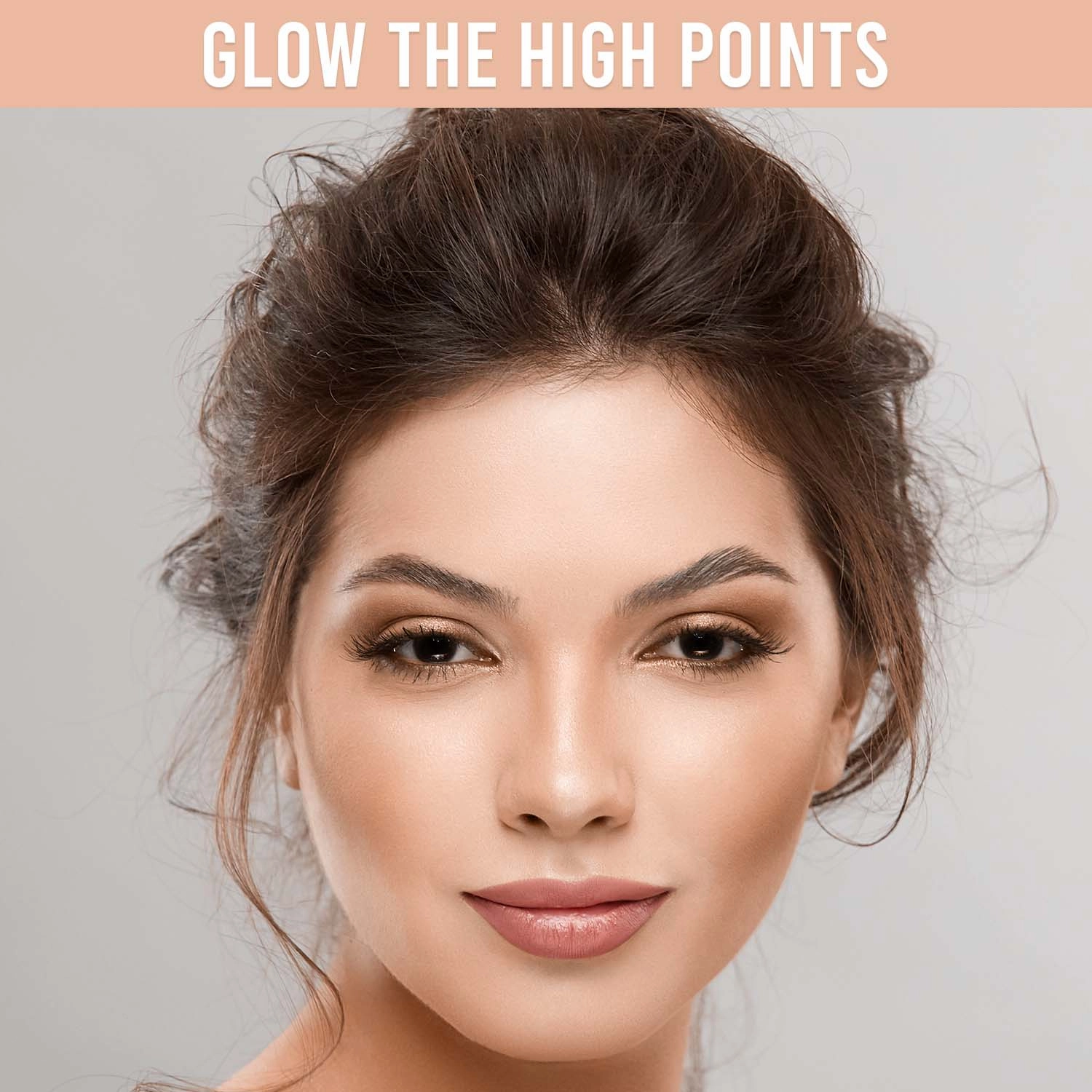 NY Bae Shine & Shimmer Highlighter - Rustic Rose Gold 3 (5 g) | Rose Gold | Rich Colour | Super Blendable | Multipurpose | Travel Friendly