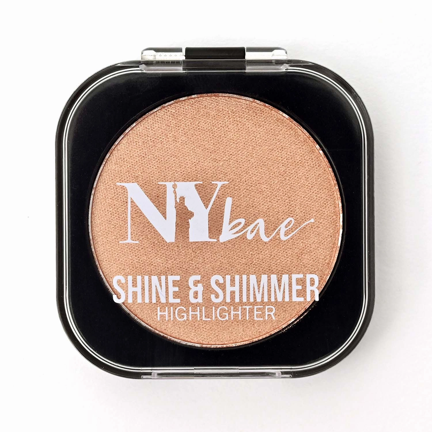 NY Bae Shine & Shimmer Highlighter - Rustic Rose Gold 3 (5 g) | Rose Gold | Rich Colour | Super Blendable | Multipurpose | Travel Friendly