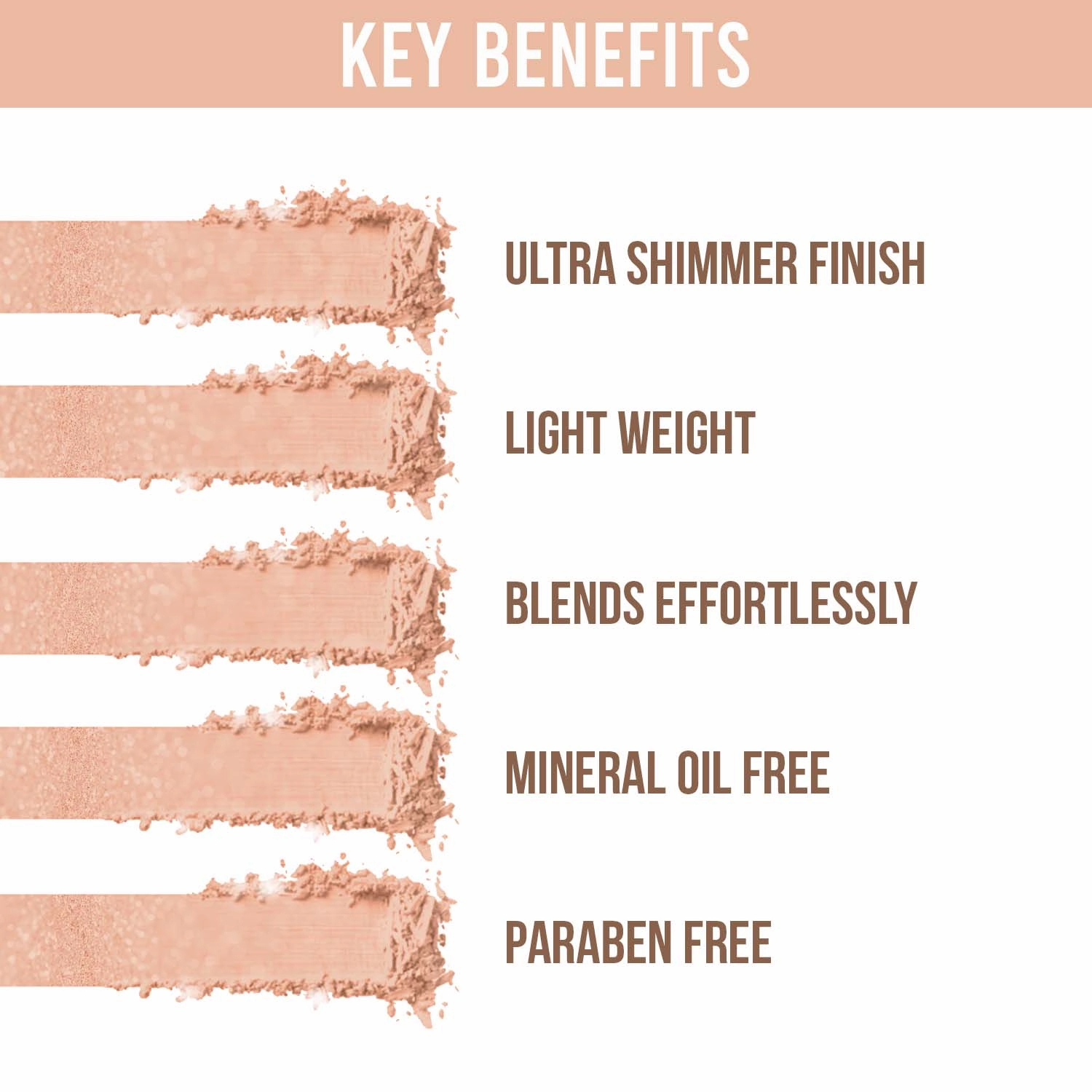 NY Bae Shine & Shimmer Highlighter - Rustic Rose Gold 3 (5 g) | Rose Gold | Rich Colour | Super Blendable | Multipurpose | Travel Friendly
