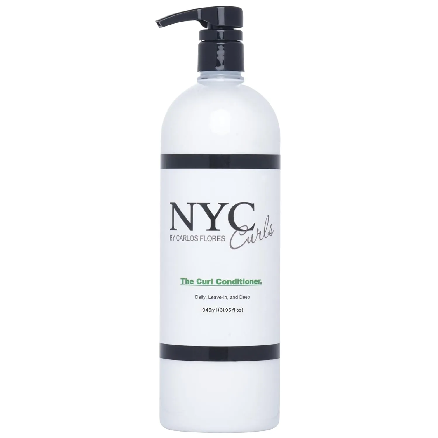 NYC Curls The Curl Conditioner | Daily, Leave-in, & Deep Conditioner for Curly, Coily, & Wavy Hair | 3 products in one | Silicone Free & Vegan | 945ml / 31.95 FL OZ