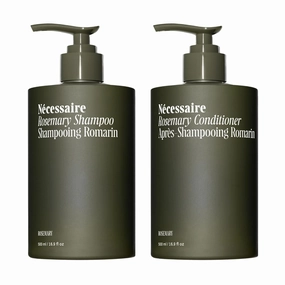 Nécessaire Rosemary Hair Duo - Rosemary Shampoo and Conditioner for Women   Men. Rosemary Oil   Proteins For Stronger Hair. Good for All Hair Types/Textures. 500 ml / 16.9 fl oz