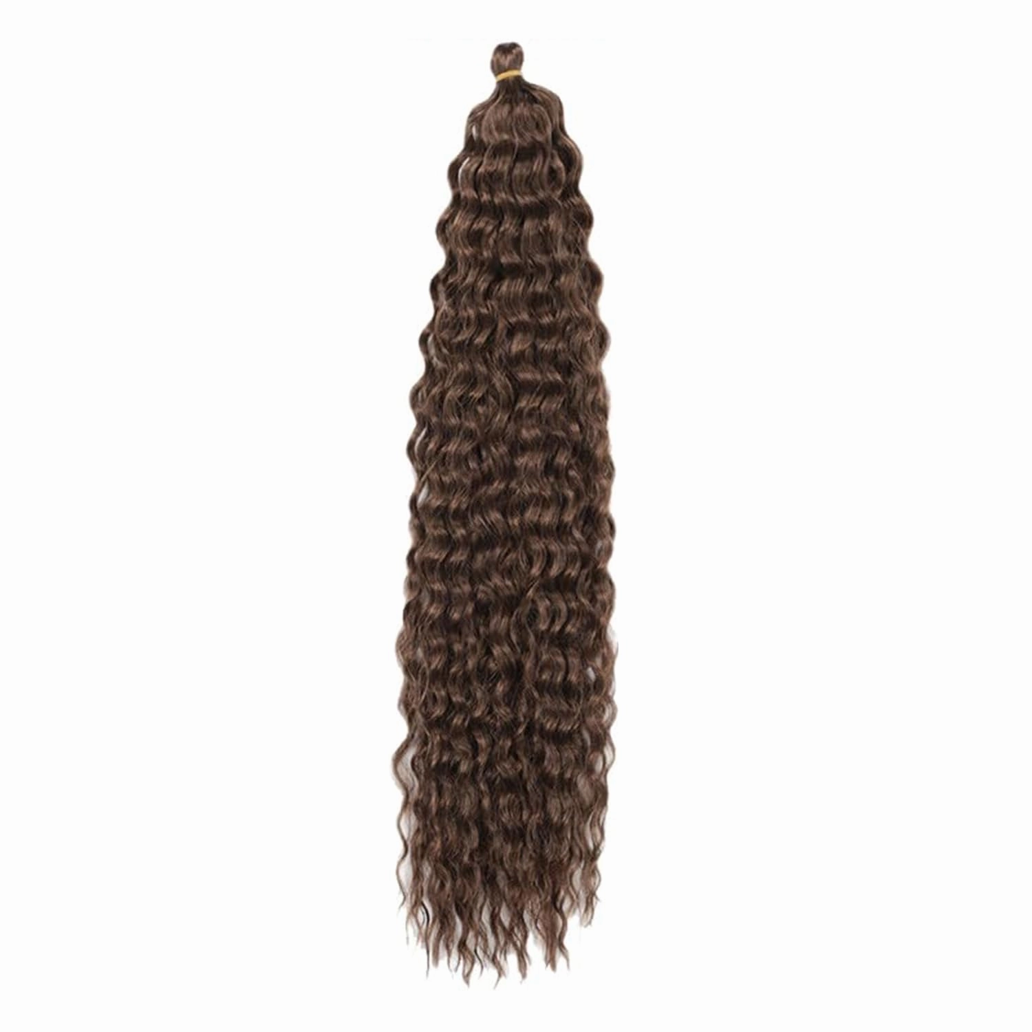 Ocean Wave Crochet Hair 18inch 4packs Deep Wave Crochet Hair Ocean Wave Braiding Hair Crochet Braids Synthetic Braids Wet and Wavy Braiding Hair Curly Braiding Hair For Black Women (#4, 18inch,4packs)