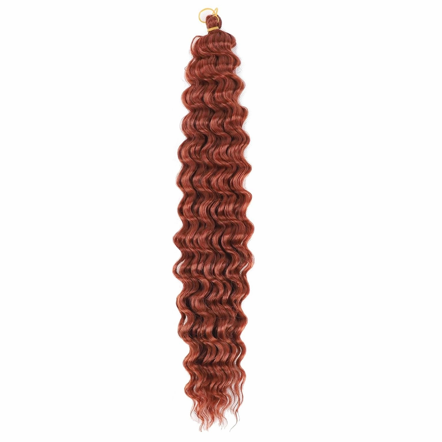 Ocean Wave Crochet Hair 18inch 4packs Deep Wave Crochet Hair Ocean Wave Braiding Hair Crochet Braids Synthetic Braids Wet and Wavy Braiding Hair For Black Women (#350, 18inch,4packs)