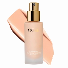 Ogee Complexion Perfecting Liquid Foundation - Lightweight Tinted Moisturizer For Face (Poplar 0.10C - Fair, White-Pink Undertones) - with Vitamin C & Jojoba Oil - Certified Organic & Made in USA