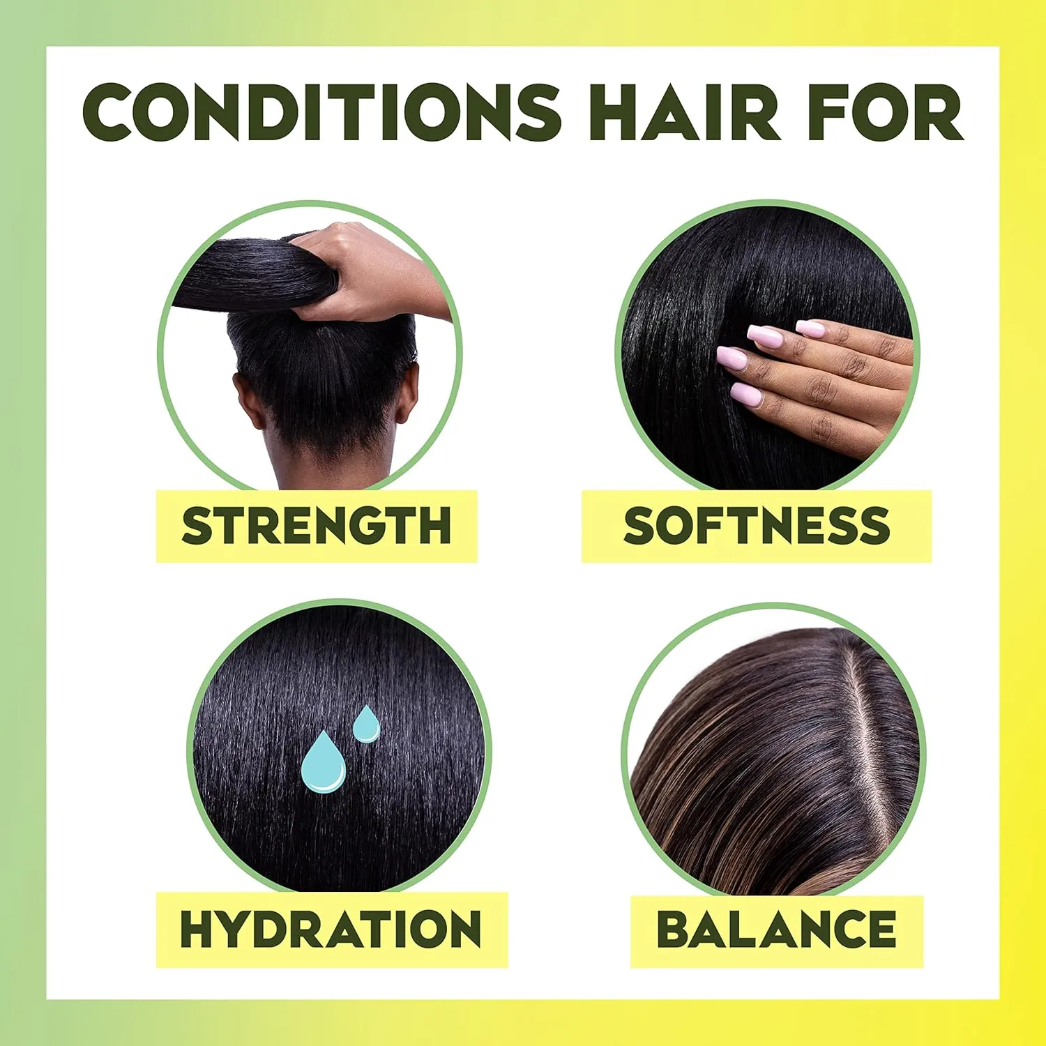 OGX Hydrating   Teatree Mint Conditioner Refill Pouch for Strong Healthy-Looking Hair, 36 Fl Oz