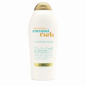 OGX Coconut Curls Conditioner, Hydrating & Curl-Enhancing, 25.4 fl oz