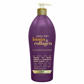 OGX Salon Size Thick & Full   Biotin & Collagen Conditioner with pump 25.4 fl oz