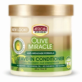 OLIVE MIRACLE Leave-In Conditioner 15oz by AFRICAN PRIDE