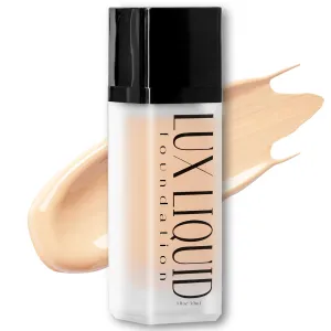 Organic Aloe-Based LUX Liquid Foundation, Natural Vegan Gluten-Free Made in USA, Sugar
