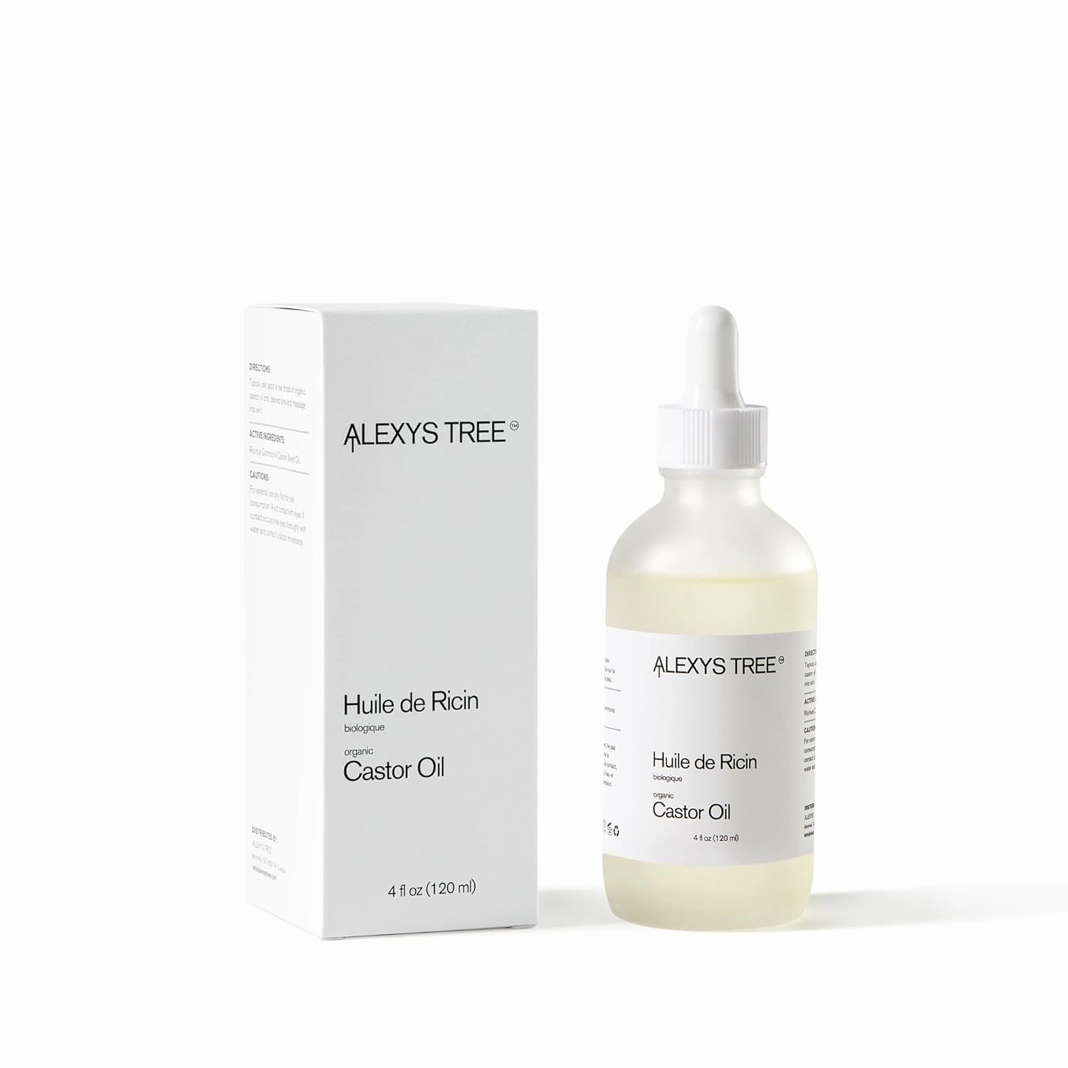 Organic Castor Oil - 100% Pure Premium Grade Essential Oil for Hair, Scalp, Eyelashes and Eyebrows & Body - Hair Growth Serum - 120 ML, 2 fl oz​