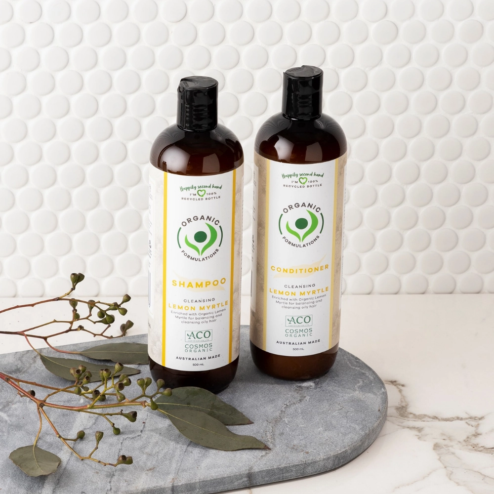 Organic Formulations Lemon Myrtle Conditioner 500ml | Oily Hair