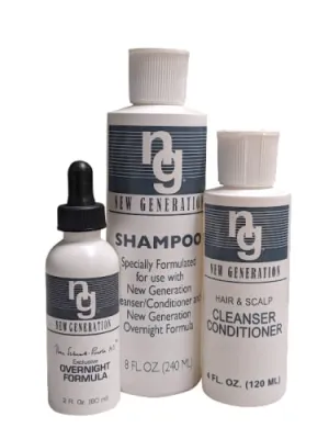 Original Shampoo, Cleanser/Conditioner, Overnight Formula - Helps to Control Hair Loss and Thinning Hair