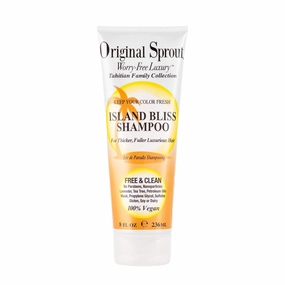 Original Sprout Tahitian Shampoo for Color-Treated Hair, Vegan, 8 oz. Bottle